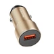 Автомобильное зарядное устройство Borofone BZ19A USB QC 18W 3A золотистое - изображение 1