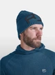 Шапка мужская Ortovox Rock'n'Wool Beanie Men M Чорний-Білий - изображение 2