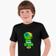 Детская футболка Бравл Старс Леон Зеленый (Brawl Stars Leon Green) (25186-1015) 158-164 см Хлопок Черный - изображение 1