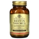 Биотин Solgar, Biotin (Super potency) 5000 мкг, 50 капсул - изображение 1