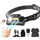 Фонарь налобный с датчиком движения и USB BL 123 COB - изображение 2