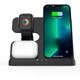 Док-станция Qitech 3в1 Wireless Charger 15W для Apple Watch/Airpods/iPhone - изображение 1