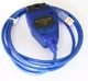 Адаптер сканер K-Line VAG-COM KKL USB VAG 409.1 FT232RL (590760264) Синий - изображение 5