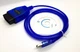 Адаптер сканер K-Line VAG-COM KKL USB VAG 409.1 FT232RL (590760264) Синий - изображение 6