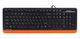 Клавіатура A4Tech Fstyler FKS10 Orange USB (FKS10 (Orange)) - зображення 1