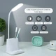Світлодіодна акумуляторна настільна лампа 3в1 з павербанком Touch Multifunctional desk lamp, Біла (DL01) - зображення 2
