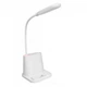 Світлодіодна акумуляторна настільна лампа 3в1 з павербанком Touch Multifunctional desk lamp, Біла (DL01) - зображення 5
