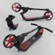 Самокат детский двухколесный Best Scooter с 8 лет широкий руль черный с красным 18424 - изображение 6