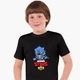 Детская футболка Бравл Старс Леон Волк (Brawl Stars Leon Wolf) (25186-1014) 158-164 см Хлопок Черный - изображение 1