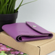 Женский кожаный кошелек маленький на кнопке Handycover HC0062 фуксия - изображение 4