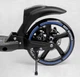 Самокат двухколесный Best Scooter от 5 лет с амортизацией и фарой черный с синим 90166-B - изображение 12