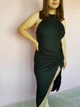Платье черное однотонное с вшитым боди Nelly 9206 XL(48) - изображение 7