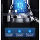 Автомобільний зарядний пристрій ASOMETECH USB Type-c + USB qc 3.0 з дисплеєм Metall (54W) - зображення 8