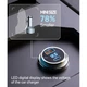 Автомобільний зарядний пристрій ASOMETECH USB Type-c + USB qc 3.0 з дисплеєм Metall (54W) - зображення 9