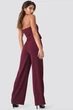 Комбинезон женский бордовый Na-KD 1018-001221-0212-011 8494 40 (L) - изображение 2