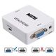 Конвертер з VGA на HDMI, зі звуком та зовнішнім живленням, 1080Р - зображення 1