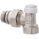 Кран радіаторний Roho R5251-050 - 1/2" кутовий (антипротечка) латунь CW617N, нікель, для опалення, 10 бар (RO0133) - зображення 3