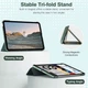 Чохол обкладинка BBM1 Leather для iPad 10 2022/2024 10.9"/iPad 11" 2025 (A16) Темно-зелений - зображення 3