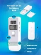 Цифровой карманный алкотестер с звуковым оповещением анализатор алкоголя + часы, будильник, таймер и термометр - изображение 4