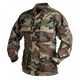 Китель (Бавовна, Ріпстоп) BDU - Cotton Ripstop Helikon-Tex US Woodland M/Long Тактичний чоловічий - зображення 1