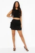 Спідниця з мереживом і китицями Boohoo Чорна ( 9792 S/42-44 ) - зображення 4