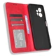 Чехол-книжка Deexe Retro Style для Xiaomi Redmi Note 12 - Red - изображение 4