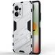 Защитный чехол с подставкой Deexe Bibercas для Xiaomi Redmi Note 12 - Silver - изображение 2