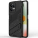 Защитный чехол с подставкой Deexe Bibercas для Xiaomi Redmi Note 12 - Black - изображение 2