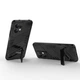 Защитный чехол с подставкой Deexe Bibercas для Xiaomi Redmi Note 12 - Black - изображение 3