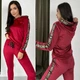 Fashions • Оксамитовий спортивний костюм Dance Fashions 48-50 бордовий (629/630-аф) - зображення 3
