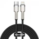Кабель Baseus Cafule Series Metal Data Cable Type-C to iP PD 20W 2m Black (CATLJK-B01) - изображение 1