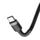 Кабель Baseus Cafule Cable USB for Type-C 3A 1 м CATKLF-BG1 - изображение 5