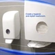 Дозатор для мыла Kimberly-Clark 6948 Aquarius белый (подходит только для сменных блоков объемом 1 литр) - изображение 6