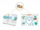 Комплект Evo-Kids (стол + стульчик + полка) BD-29 Panda XL столешница белая / цвет пластика розовый BD-29 PN - изображение 8