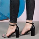 Женские босоножки Fashion Felicia 3961 40 размер 25,5 см Черный - изображение 5