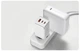 Мережевий зарядний пристрій Baseus 65W Quick Charge GaN2 Pro QC4.0+PD3.0 1USB+2Type-C 5A + кабель Baseus Type-C to Type-C 100W 20V/5A 1м (CCGP120202) White - зображення 8
