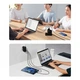 Сетевое зарядное устройство Baseus 140W GaN5 Pro Fast Charger QC4.0+PD3.1 USB+2Type-C 5A + кабель Baseus Type-C to Type-C 240W 48V/5A 1мBlack - изображение 7