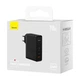 Сетевое зарядное устройство Baseus 140W GaN5 Pro Fast Charger QC4.0+PD3.1 USB+2Type-C 5A + кабель Baseus Type-C to Type-C 240W 48V/5A 1мBlack - изображение 12