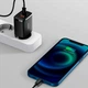 Сетевое зарядное устройство Baseus 20W USB+Type-C Compact Quick Charger QC3.0+PD3.0 3A Black (CCXJ-B01) - изображение 8