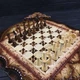 Шахи, нарди оформлені унікальним різьбленням, 60*30*8см, арт.191304 - зображення 1