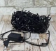Гірлянда Бахрома 3на 50 Led (чорний кабель) Синя 7м - зображення 1