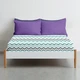 Простынь на резинке 80х160 см MINT ZIGZAG COSAS мятный - изображение 3