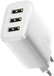 Ładowarka sieciowa Baseus Compact Charger 3U 17W EU Biały (CCXJ020102) - obraz 3