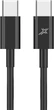 Кабель Grand-X Type-C Type-C 60W для быстрой зарядки Black CC-03B - изображение 1
