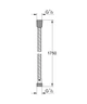Шланг для душу 175 см Grohe VitalioFlex 27503001 Сірий - зображення 2