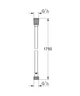 Шланг для душу 175 см Grohe Silverflex 28388001 Сірий - зображення 3