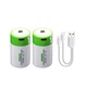 Комплект: 2 аккумулятора - тип D (R20, 373) 1,5В - с разъемом TYPE-C Smartools 12000 mwh + кабель TYPE-C - изображение 5