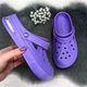 Сабо кроксы женские Dago Style 424 фиолетовые на балоне 38 р (24,3 см) 2794 - изображение 1