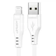 Кабель синхронизации и зарядки ACEFAST AFC3-02W USB to Lightning 2.4A, 1.2m, TPE, TPE connectors, White - изображение 2
