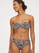 Нижняя часть купальника H&M 060767398 32 Молочный/Коричневый (OS_6666000174895) - изображение 1